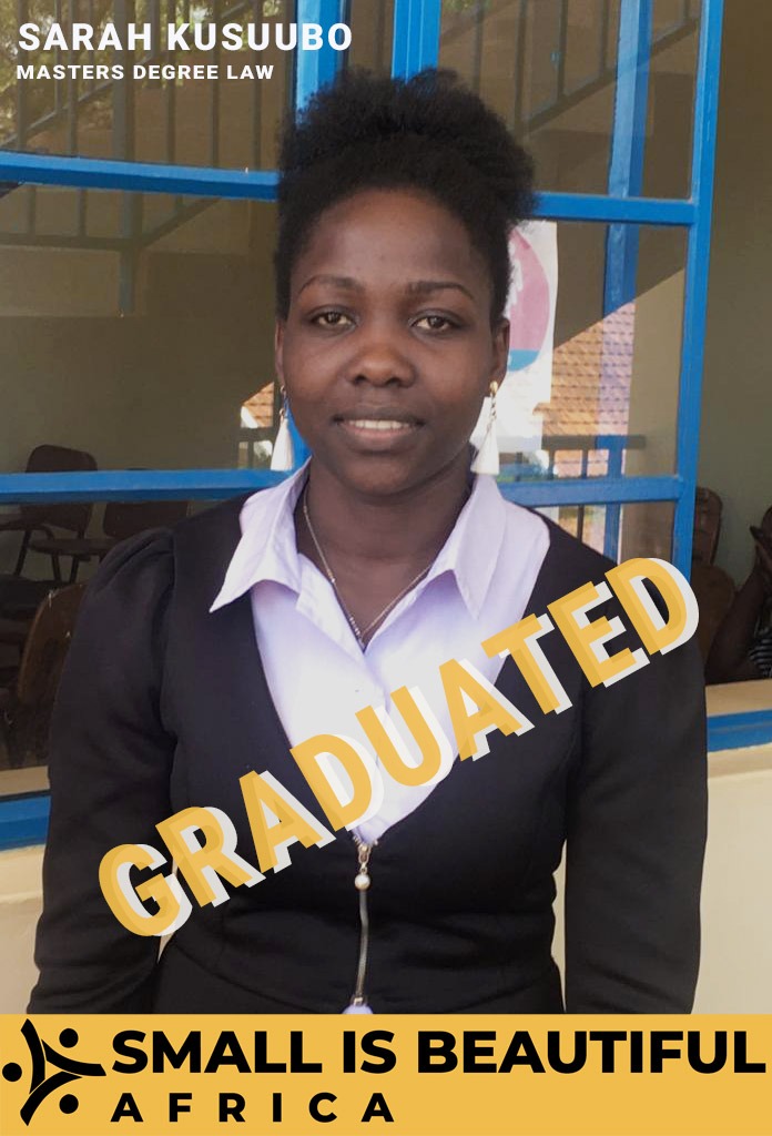 Sarah Kasuubo – graduated